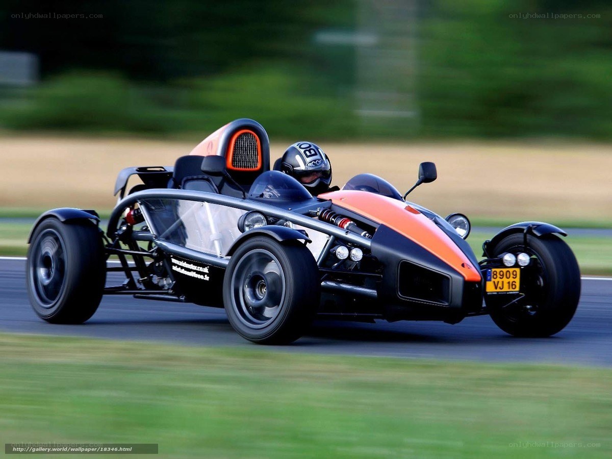 Ariel Atom racing on track