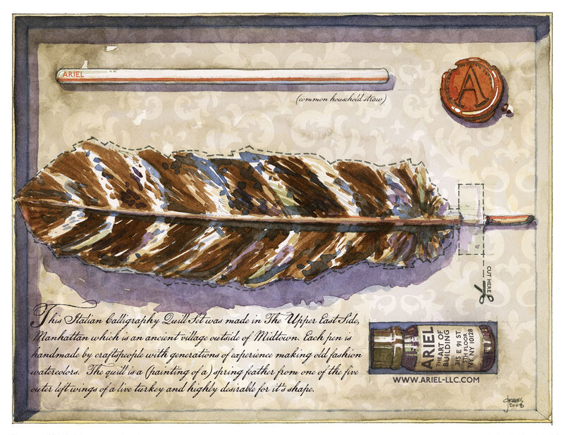 Ariel Calligraphy Quill Set