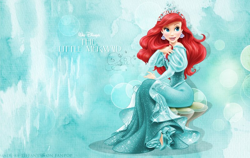 Ariel in a Gown