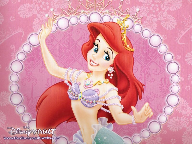 Ariel in a pearl crown