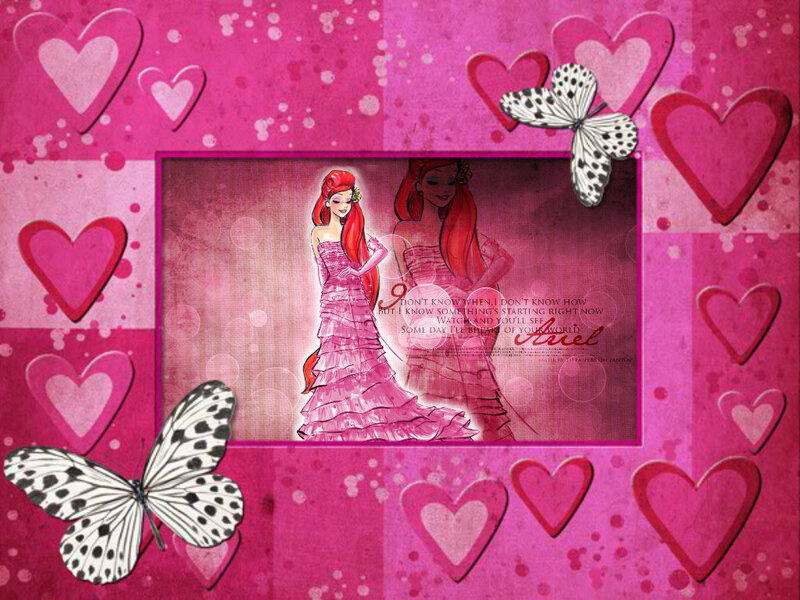 Ariel in a Pink Dress — Romantic