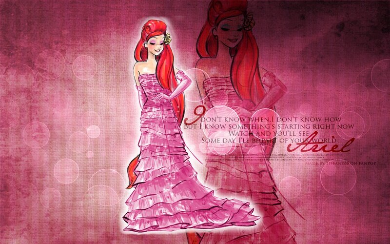 Ariel in a Pink Dress