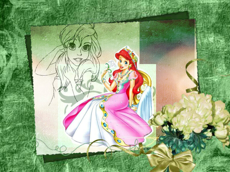 Ariel in a Pink Gown