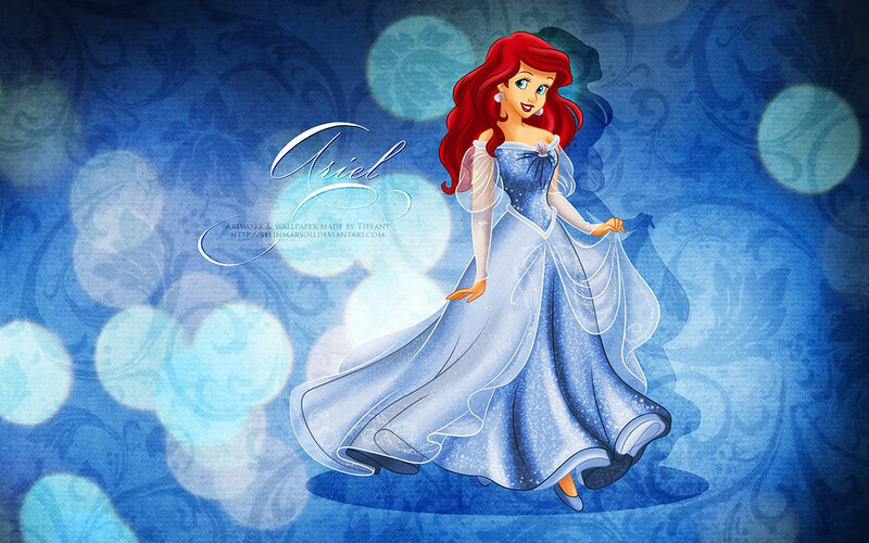 Ariel in Blue Gown
