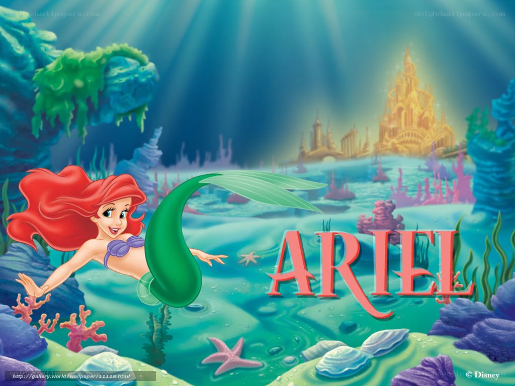 Ariel in the ocean
