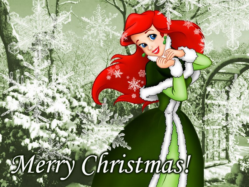 Ariel in Winter Dress
