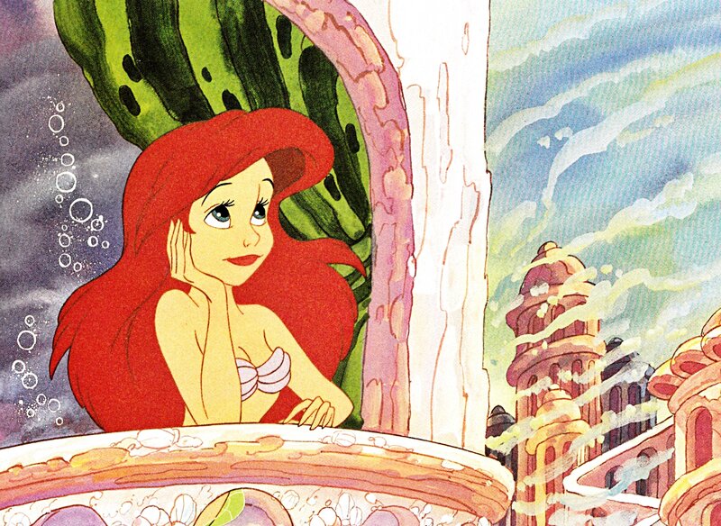 Ariel Looking Out Window