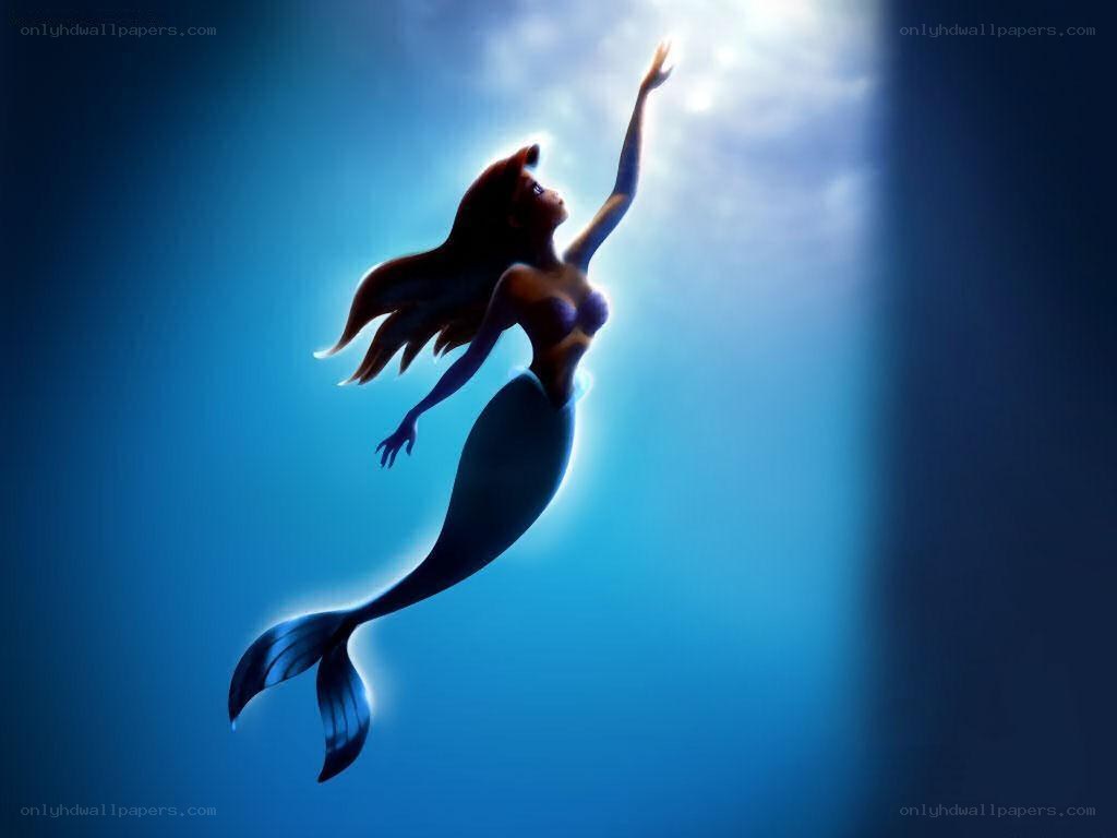 Ariel reaching for the surface