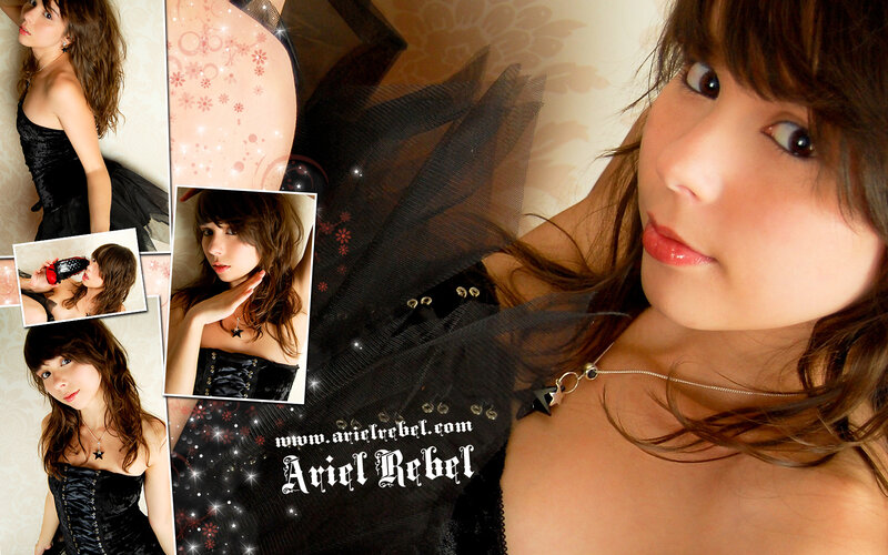 Ariel Rebel photo collage