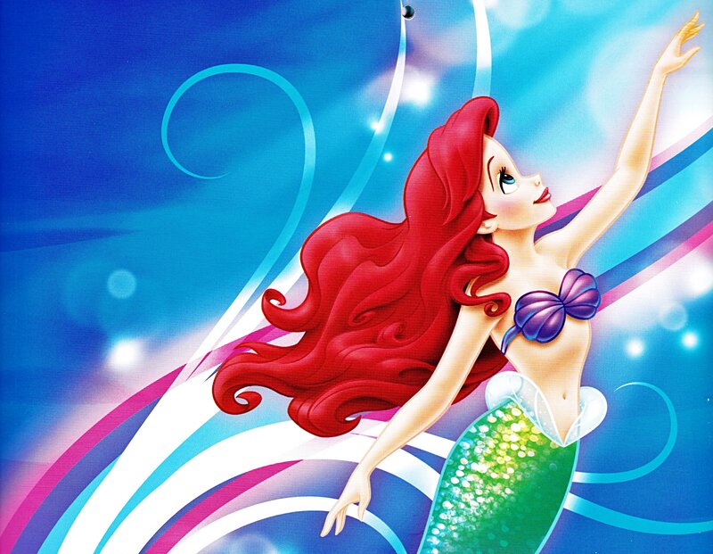 Ariel the Mermaid — Blue, Dreamy