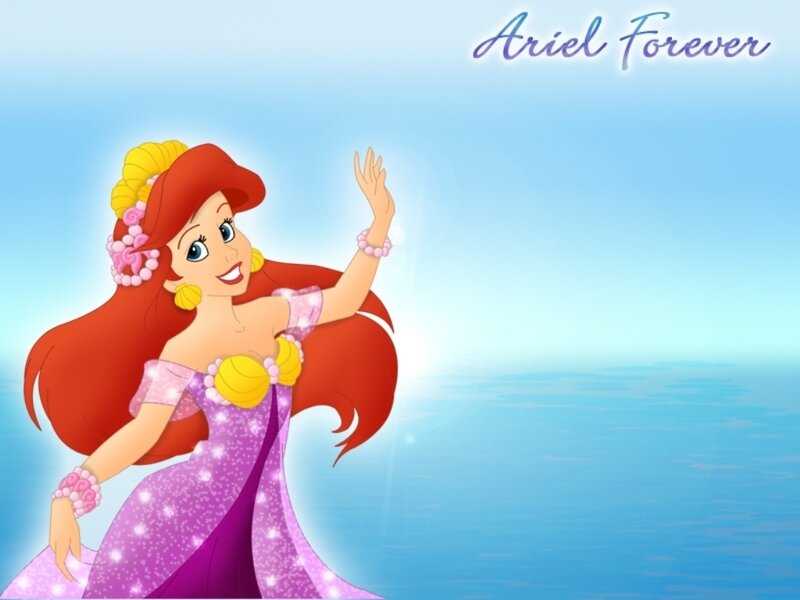 Ariel the Mermaid — Blue, Serene