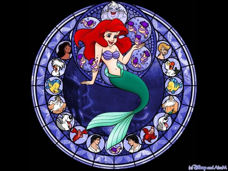 Ariel the Mermaid — Blue, Whimsical, Illustration