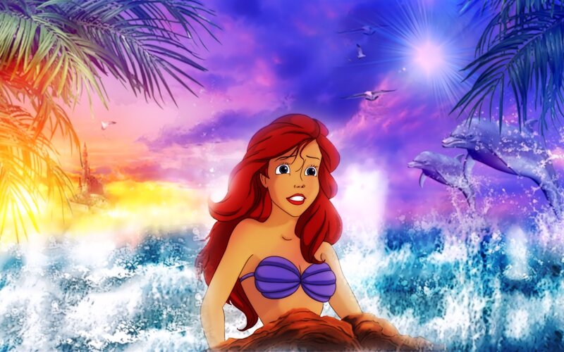 Ariel the Mermaid — Purple