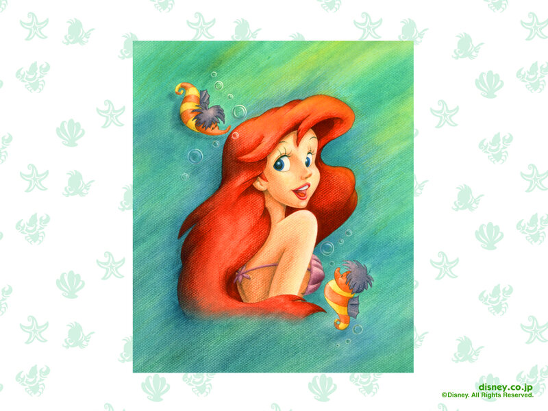 Ariel the Mermaid — Red, Calm