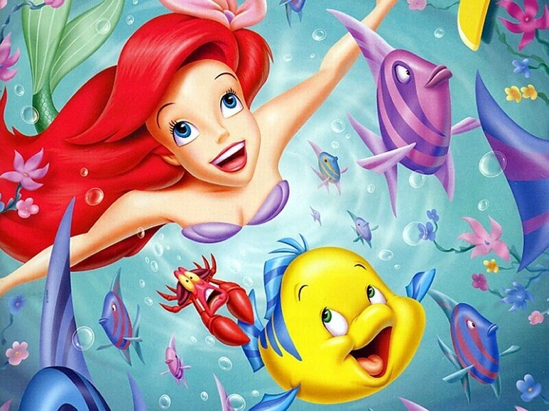 Ariel the Mermaid — Red, Joyful