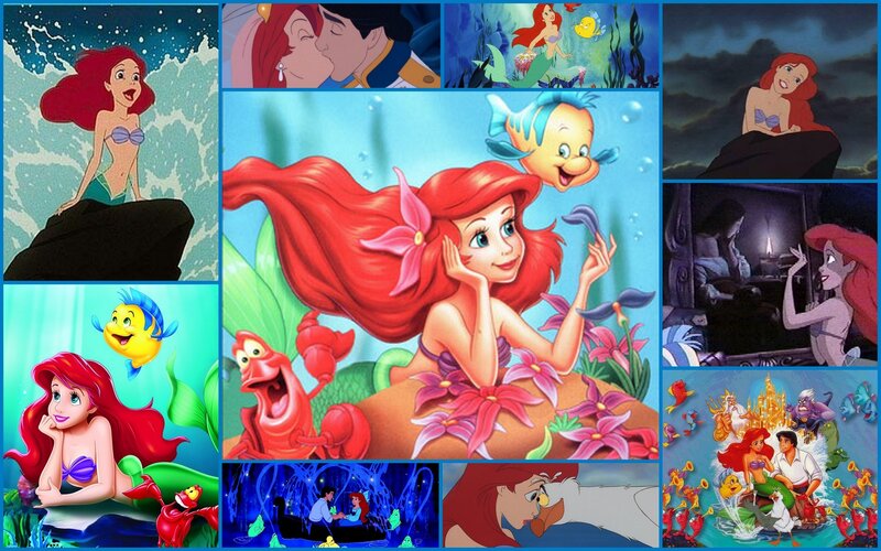 Ariel the Mermaid — Red, Whimsical