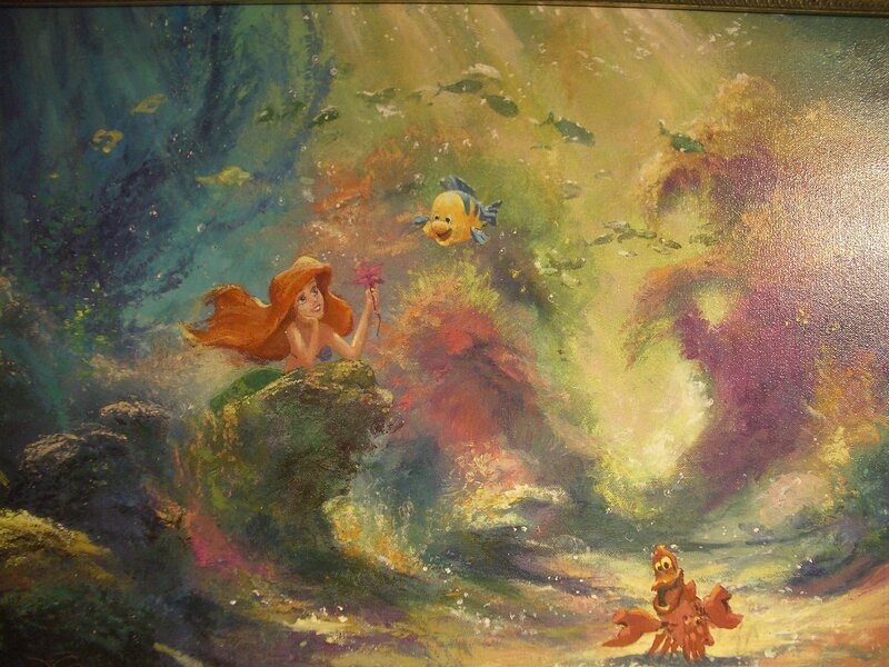 Ariel with friends underwater