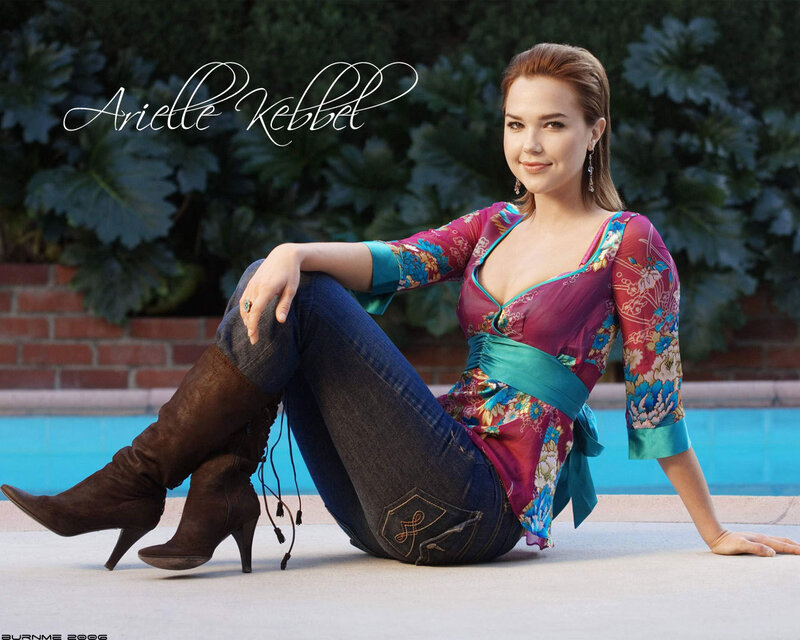 Arielle Kebbel by pool