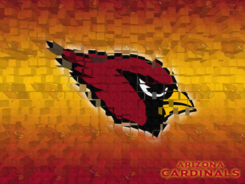 Arizona Cardinals logo mosaic