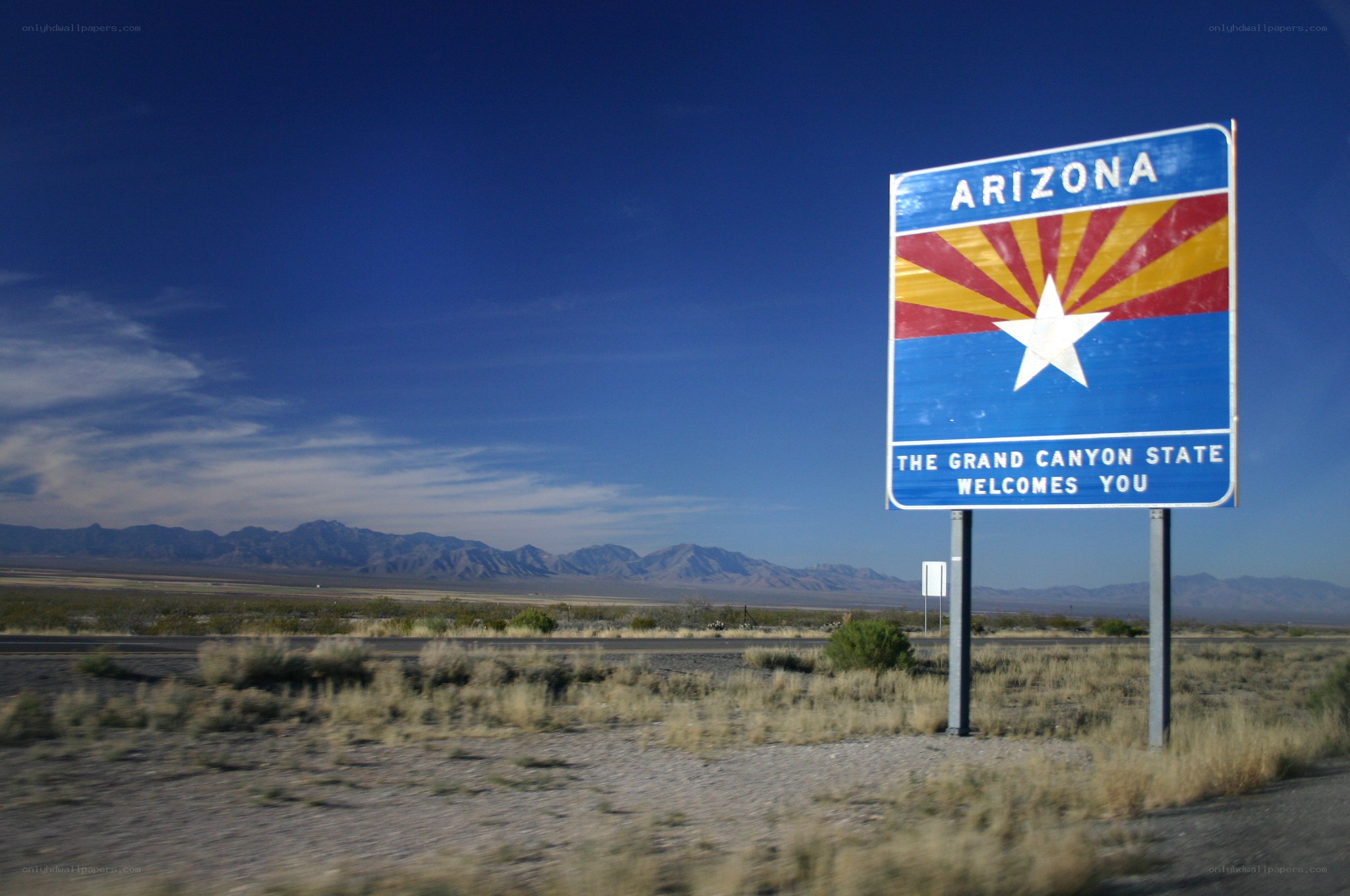 Arizona welcome sign