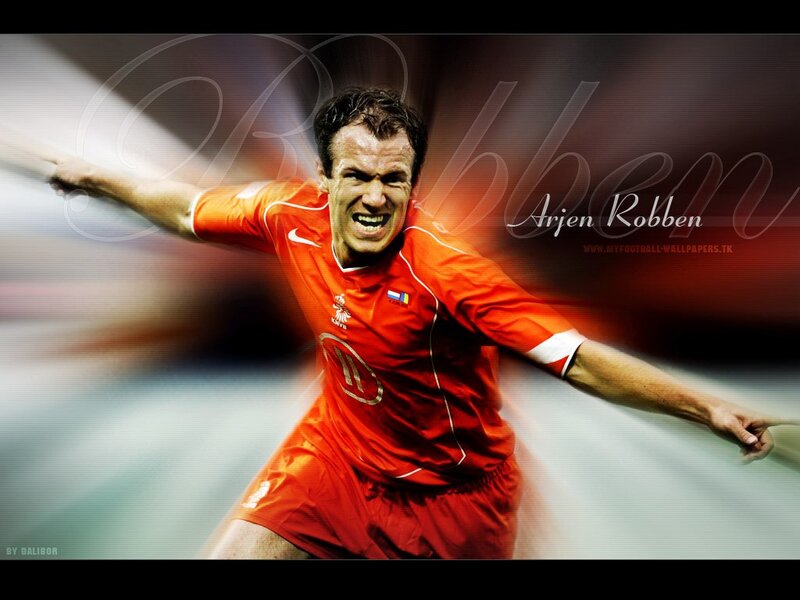 Arjen Robben celebrating
