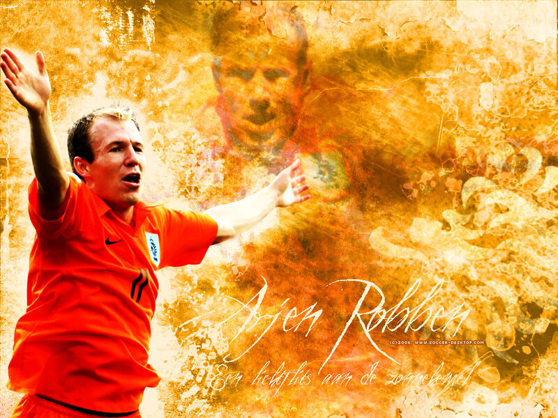 Arjen Robben celebration
