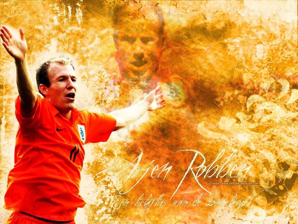 Arjen Robben celebration