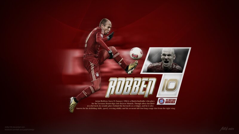 Arjen Robben football wallpaper
