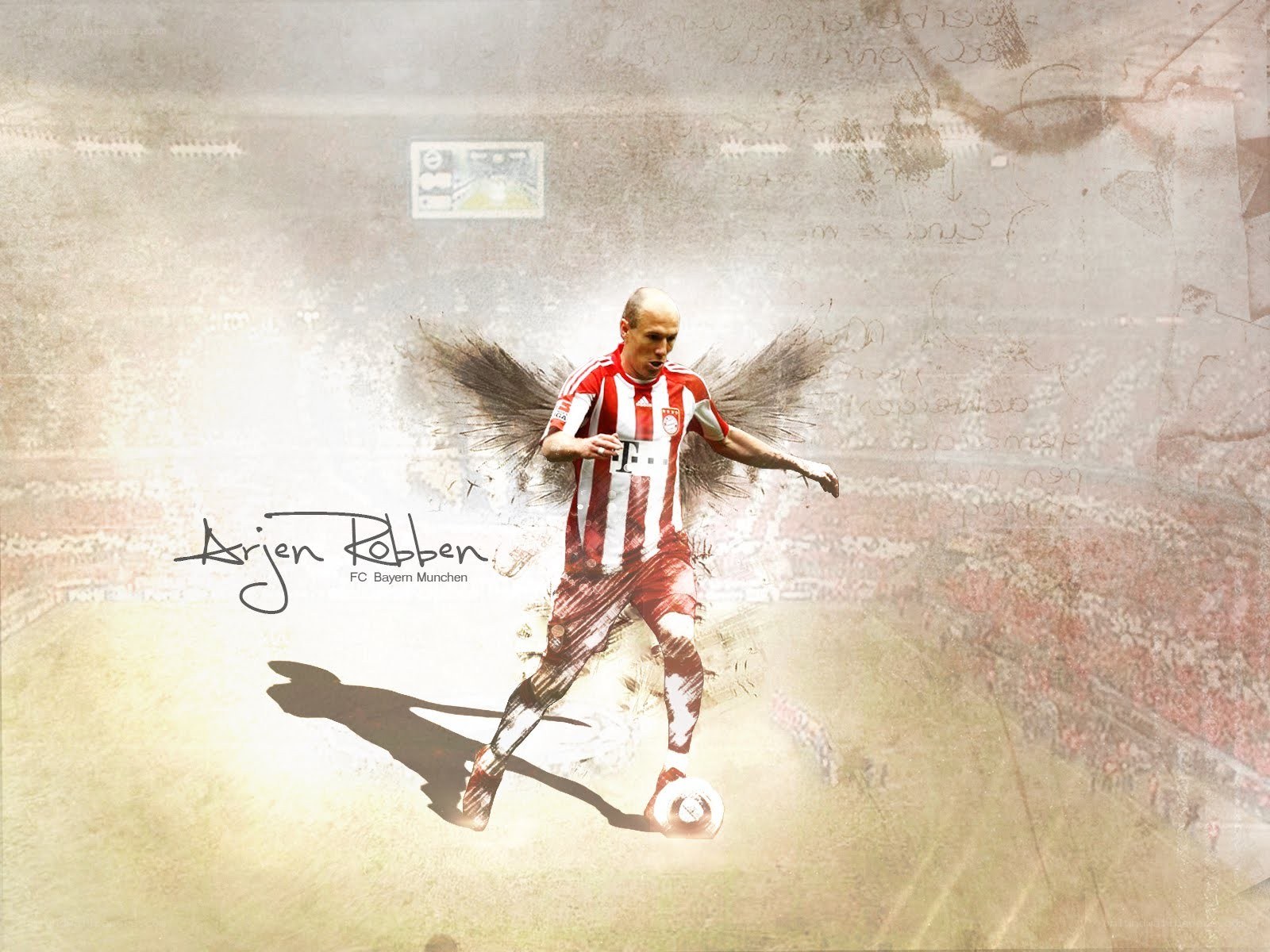 Arjen Robben in action