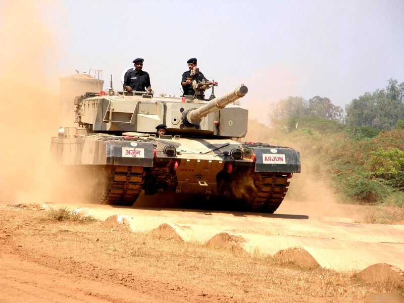 Arjun tank in action