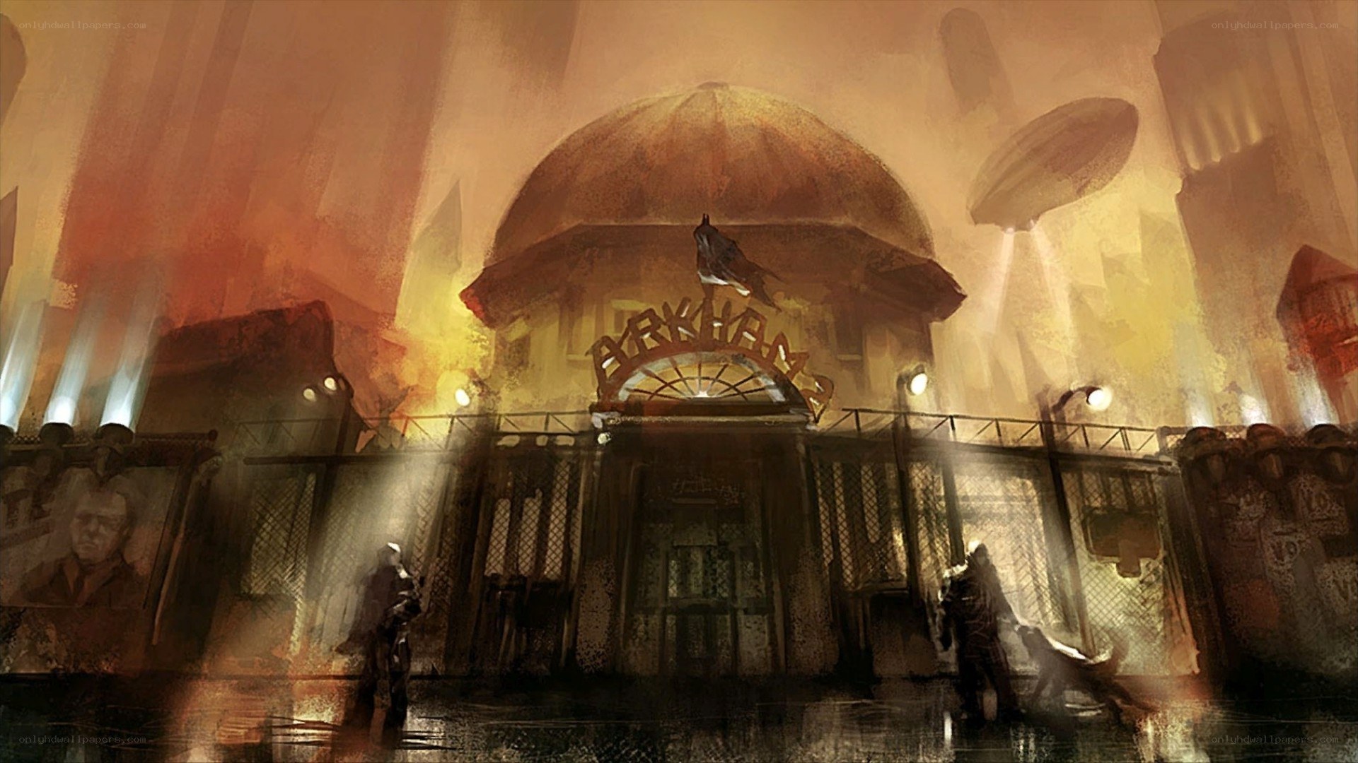 Arkham Asylum concept art