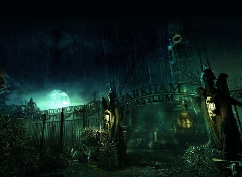 Arkham Asylum Gate — Green