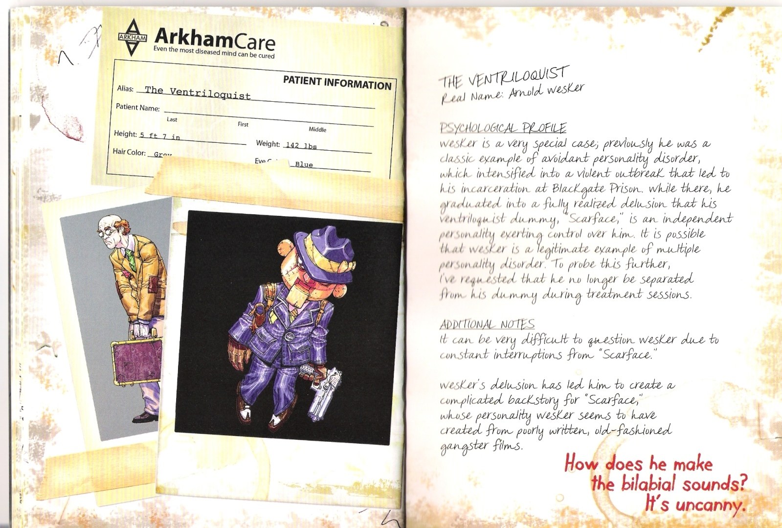 Arkham Care Patient File