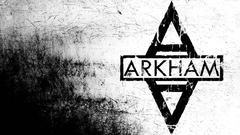 Arkham Logo on Textured Background