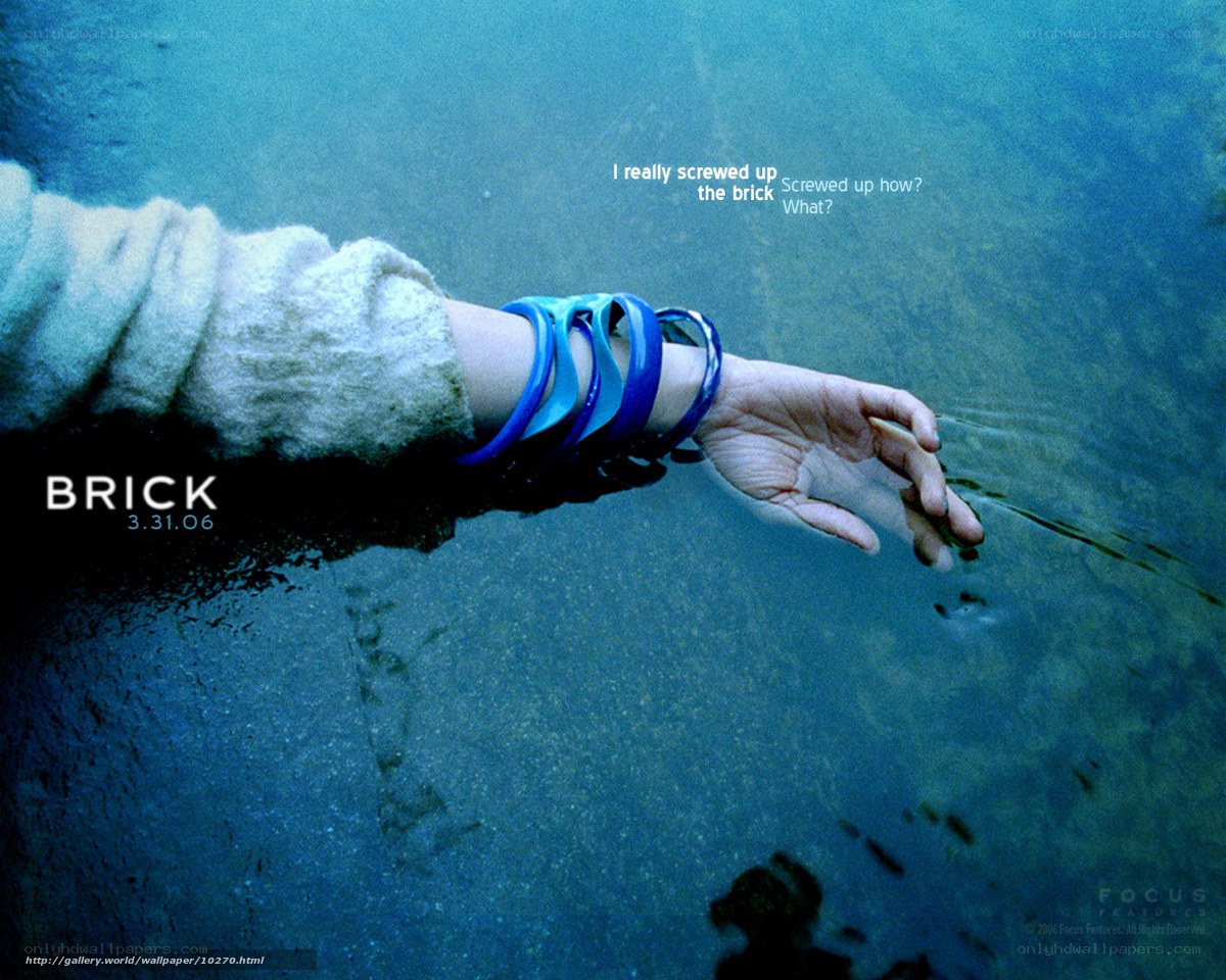 arm underwater with bracelets