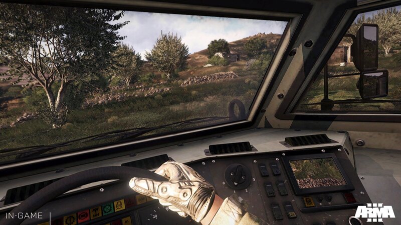 Arma 3 vehicle interior