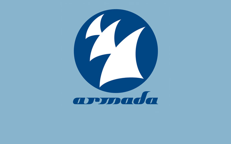 Armada logo on blue background