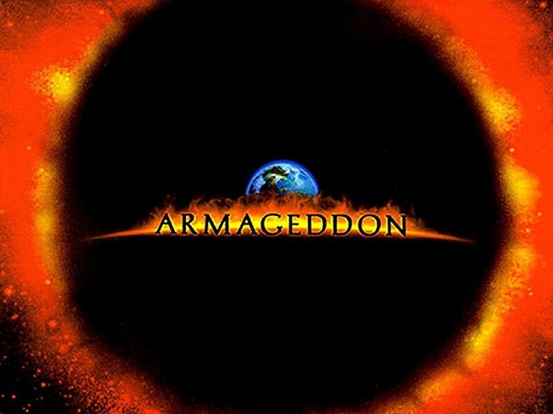 Armageddon movie title card