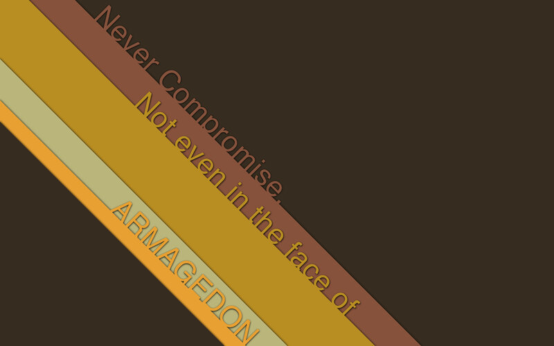 Armagedon text design