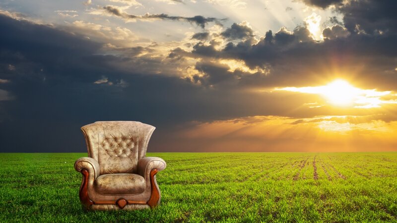 Armchair in Field