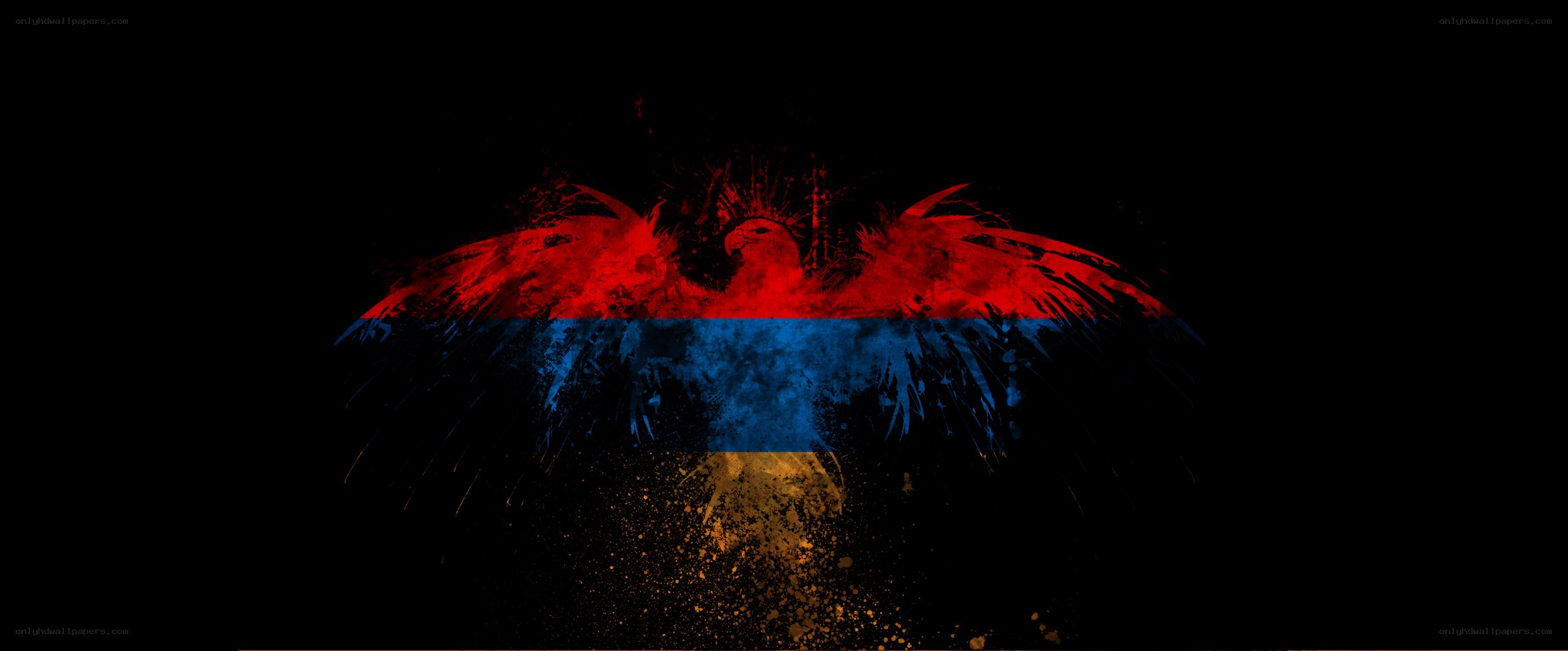 Armenian eagle flag art
