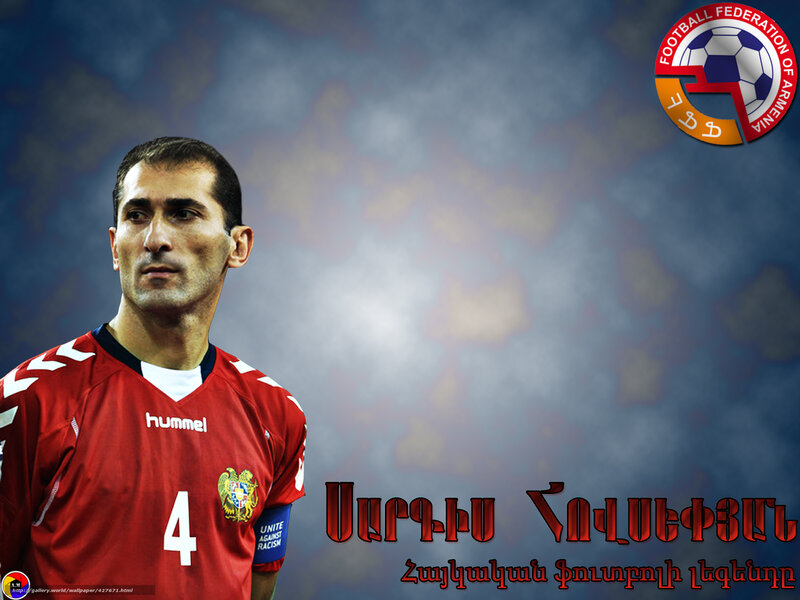 Armenian football player portrait
