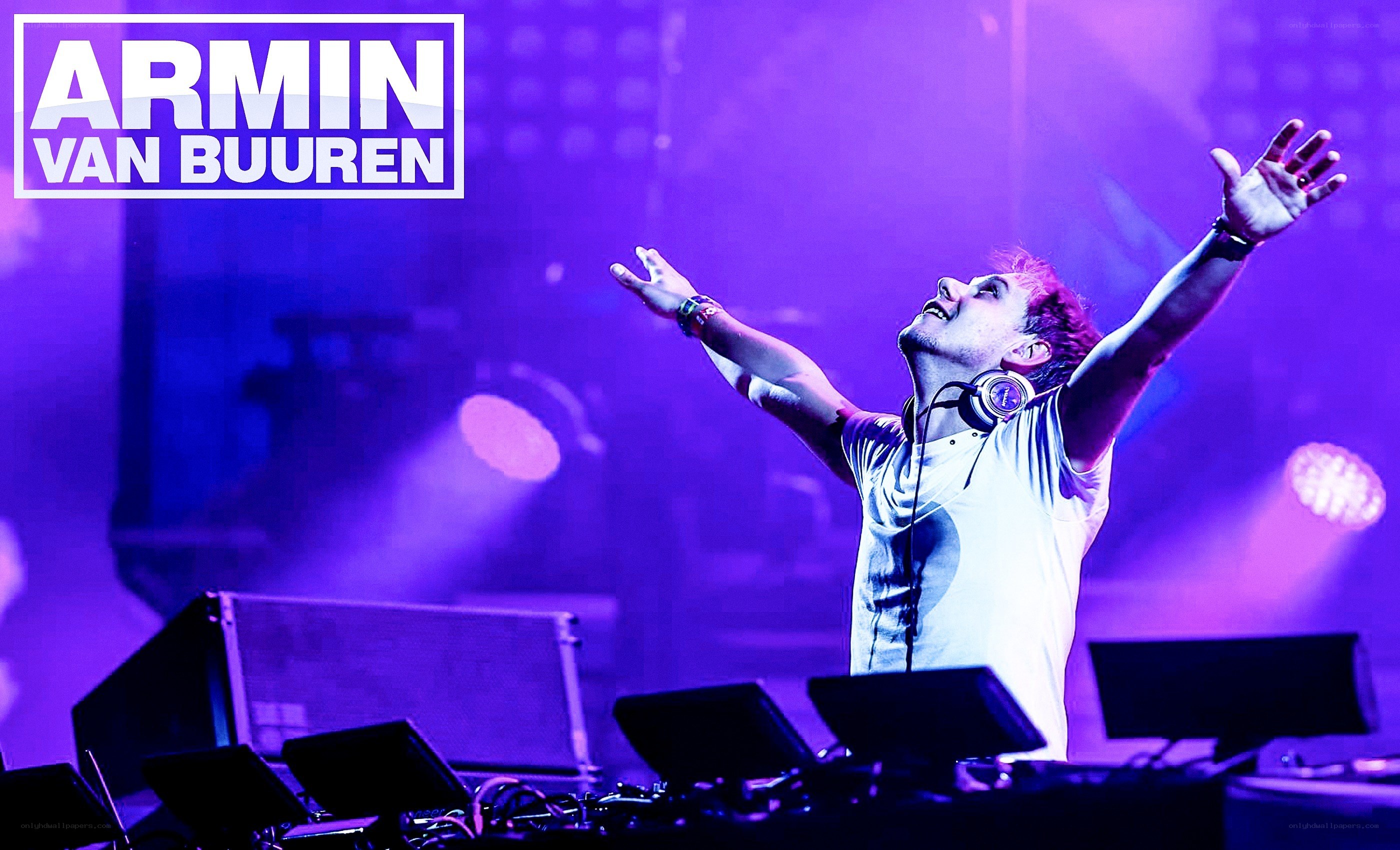 Armin van Buuren performing