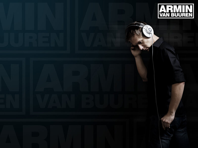 Armin van Buuren with headphones