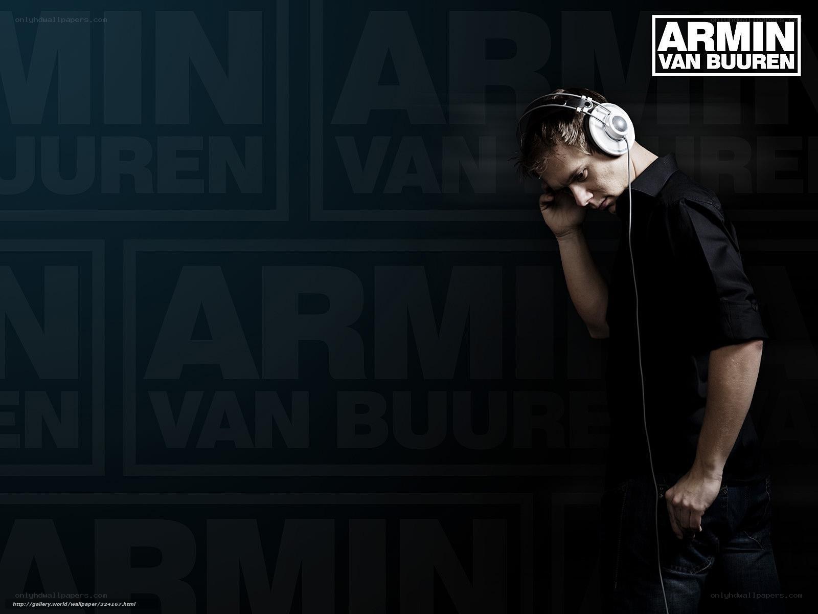 Armin van Buuren with headphones