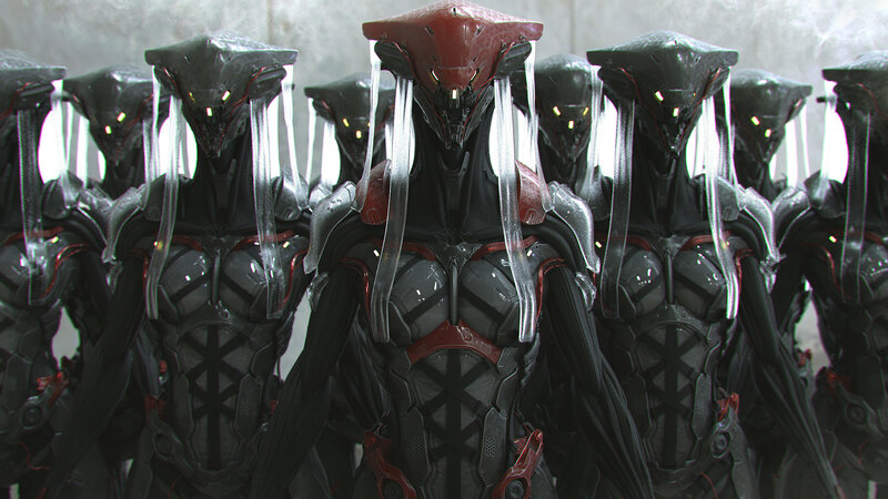 Armored Alien Figures