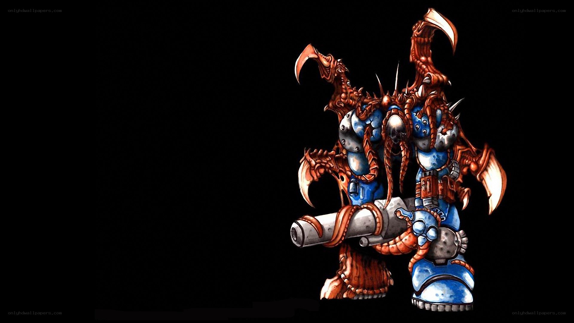 armored alien warrior