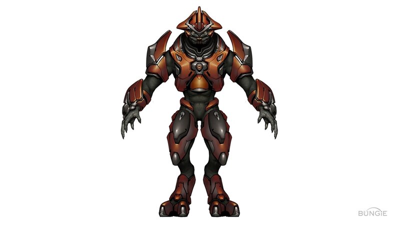Armored Alien Warrior — Brown
