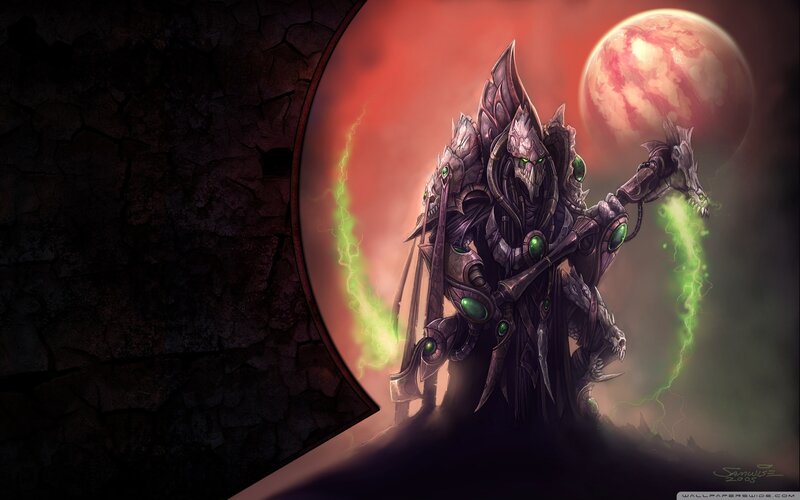 Armored Alien Warrior — Purple, Dramatic