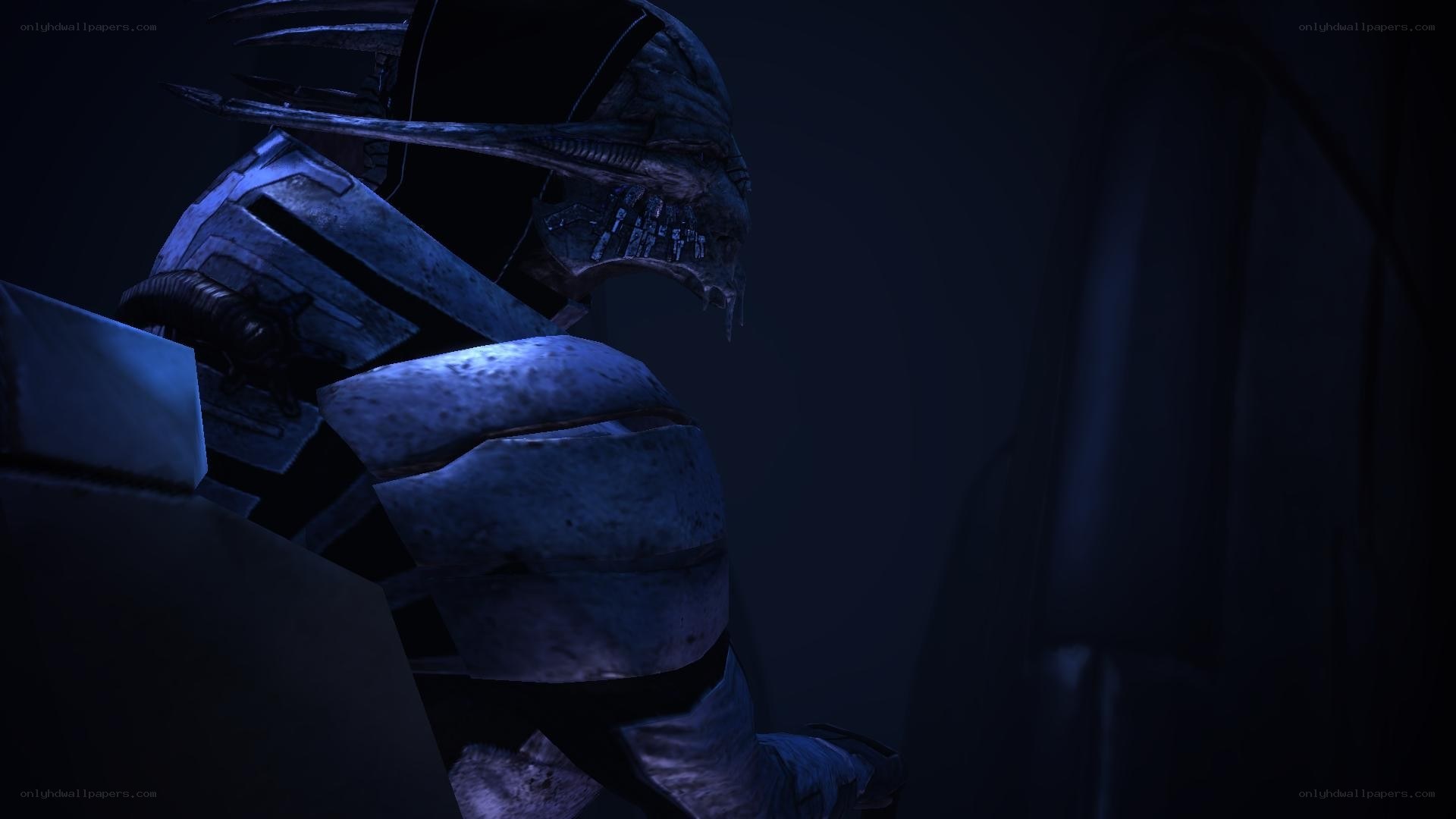 armored alien warrior
